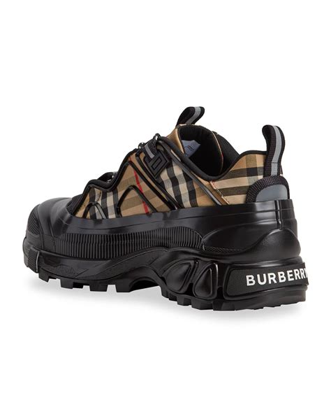 arthur knit low top sneaker burberry|Burberry arthur check sneakers.